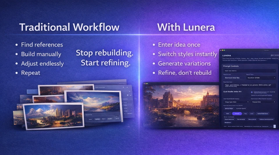 Lunera creative studio and image examples