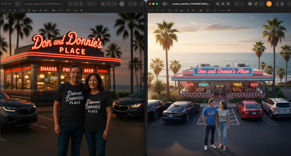 Lunera creative studio and image examples